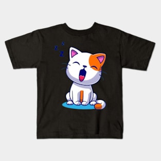 My cat is tired Kids T-Shirt